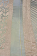 Elegant Grey Banarasi Georgette Suit Set - Luxurion World