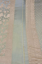 Elegant Grey Banarasi Georgette Suit Set - Luxurion World