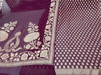 Elegant Purple Banarasi Georgette Suit Set - Luxurion World