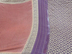 Stunning Pink & Purple Banarasi Georgette Suit Set - Luxurion World