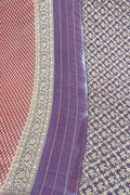 Stunning Pink & Purple Banarasi Georgette Suit Set - Luxurion World