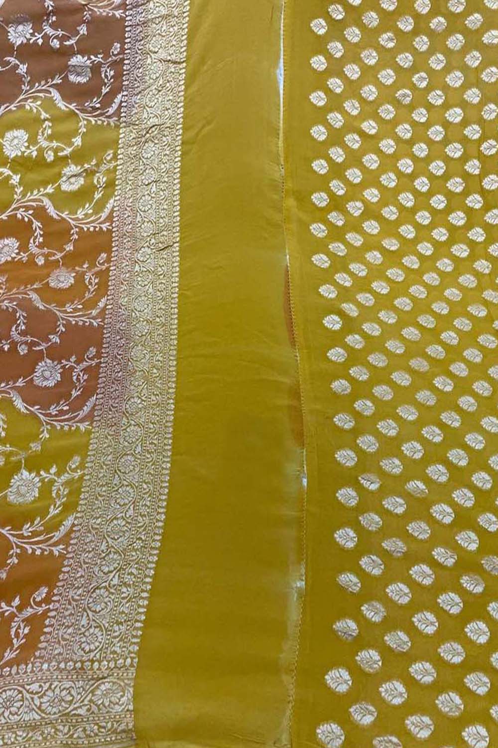 Stunning Multicolor Banarasi Georgette Suit Set - Luxurion World