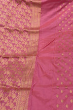 Beautiful Pink Banarasi Silk Suit - Handloom Perfection - Luxurion World