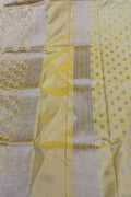 Golden Elegance: Banarasi Katan Silk Suit - Luxurion World