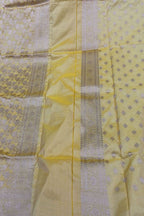 Golden Elegance: Banarasi Katan Silk Suit - Luxurion World