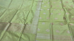 Green Banarasi Handloom Silk Suit - Pure Katan Elegance - Luxurion World