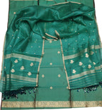 Elegant Green Banarasi Silk Suit with Kora Dupatta - Luxurion World