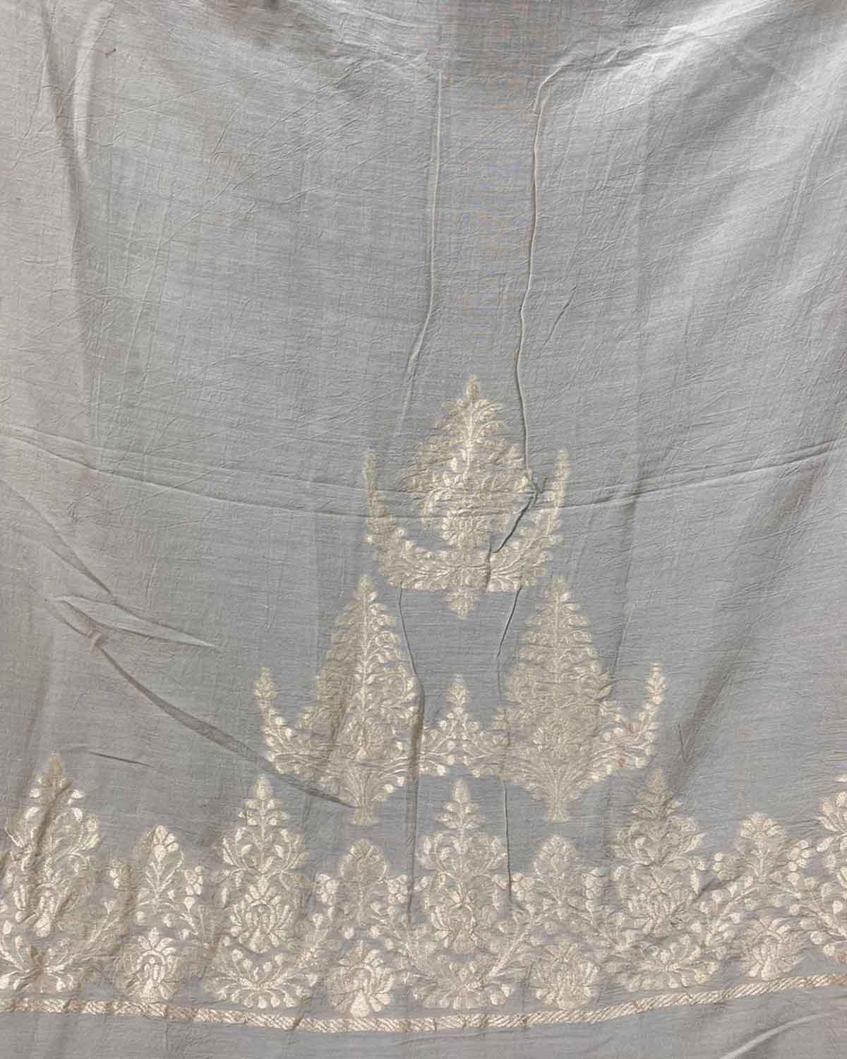 Exquisite Dyeable Banarasi Moonga Silk Suit - Luxurion World