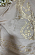 Stunning Dyeable Banarasi Pure Moonga Silk Two Piece Unstitched Suit Set - Luxurion World