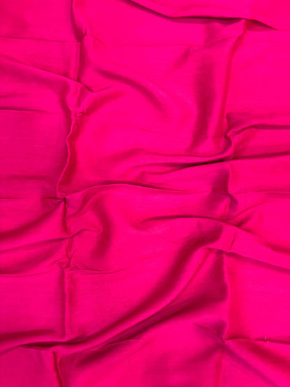 Elegant Pink Banarasi Pure Moonga Silk Meenakari Three Piece Unstitched Suit Set - Luxurion World