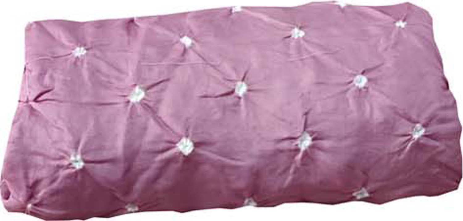 Pink Bandhani Hand Bandhej Gajji Silk Three Piece Unstitched Suit Set - Luxurion World