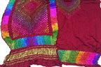 Stunning Red Bandhani Gajji Silk Suit Set - Luxurion World