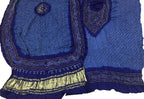 Blue Bandhani Gajji Silk Suit Set - Elegant and Luxurious - Luxurion World