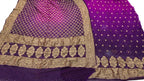 Elegant Purple Bandhani Georgette Suit Set - Luxurion World