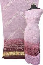 Stunning Pink Bandhani Modal Silk Suit Set - Luxurion World