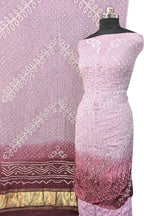 Stunning Pink Bandhani Modal Silk Suit Set - Luxurion World