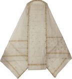 Chic Off White Chanderi Handloom Suit Set - Luxurion World