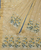 Pastel Kota Doria Real Zari Two Piece Unstitched Suit Set - Luxurion World