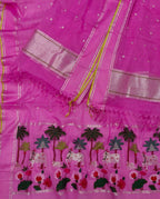 Pretty in Pink: Kota Doria Real Zari Two Piece Unstitched Suit Set - Luxurion World