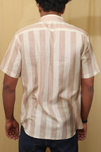 Pastel Wrinkle Free Cotton Linen Digital Printed Shirt - Luxurion World