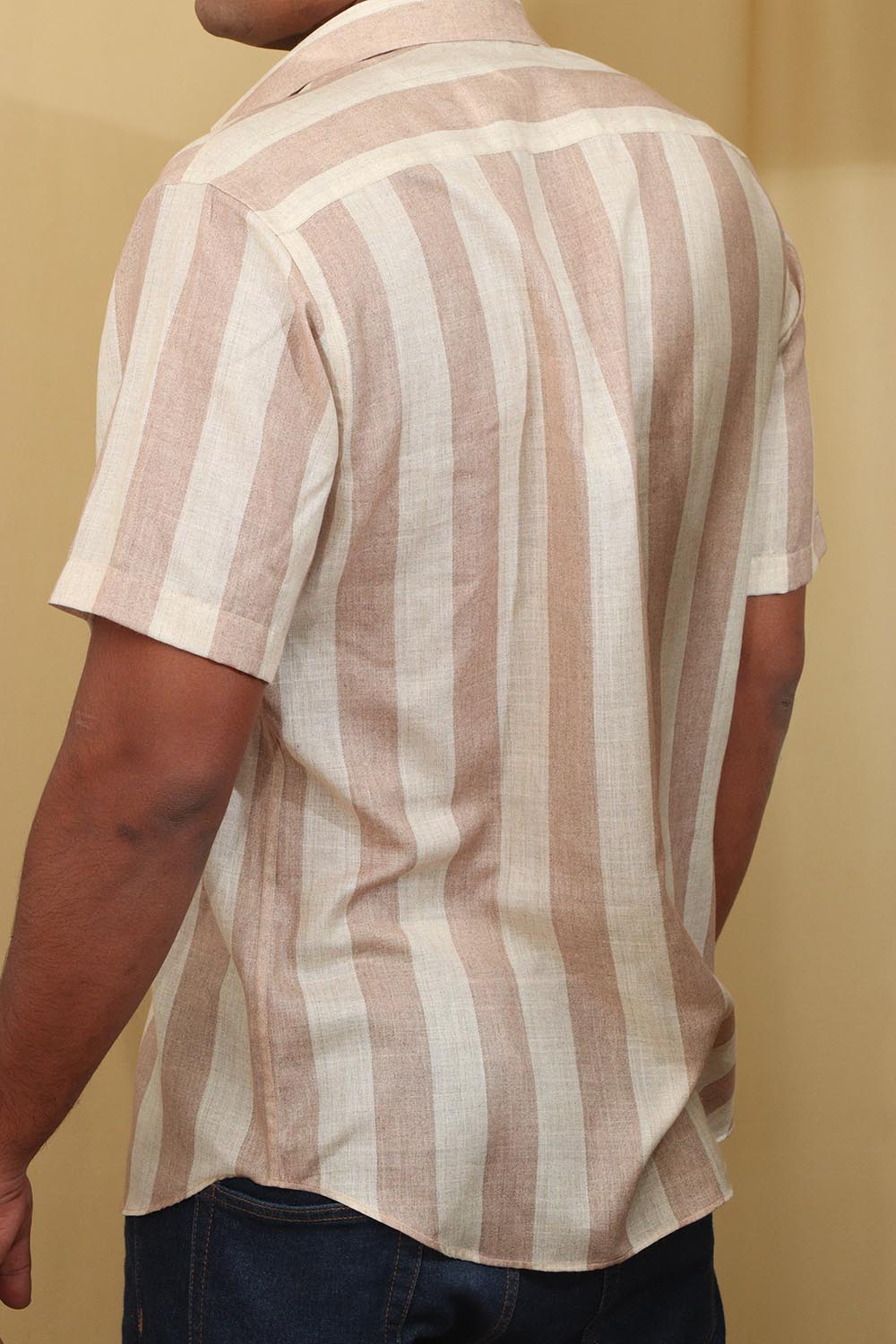 Pastel Wrinkle Free Cotton Linen Digital Printed Shirt - Luxurion World