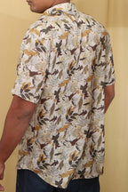 Colorful  Multicolor Cotton Linen Shirt: Wrinkle-Free & Digital Print - Luxurion World