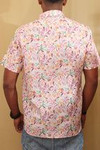 Colorful  Multicolor Digital Printed Wrinkle Free Linen Cotton Shirt - Luxurion World