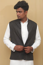 Elegant Black Cotton Nehru Jacket: Classic Style for Every Occasion - Luxurion World