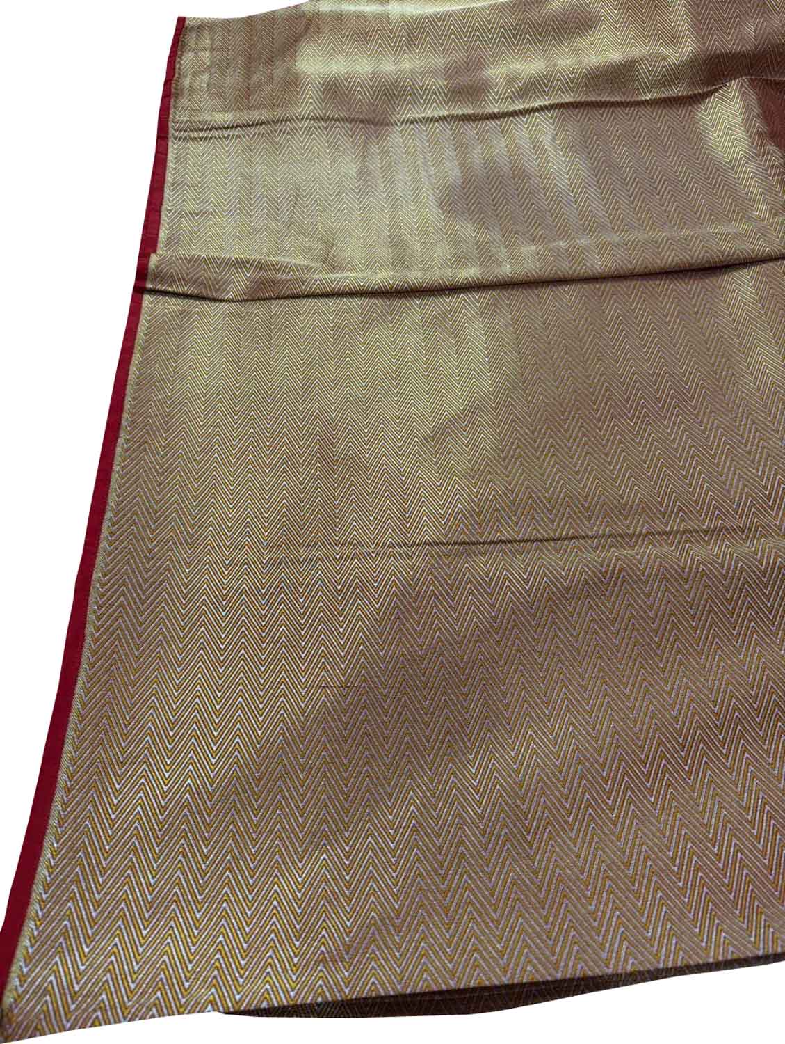 Pastel Banarasi Handloom Katan Silk Fabric