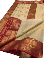 Pastel Chanderi Handloom Pure Katan Silk Saree