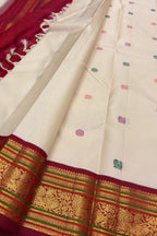 Pastel Kanjeevaram Pure Silk Saree Handloom Woven Wedding