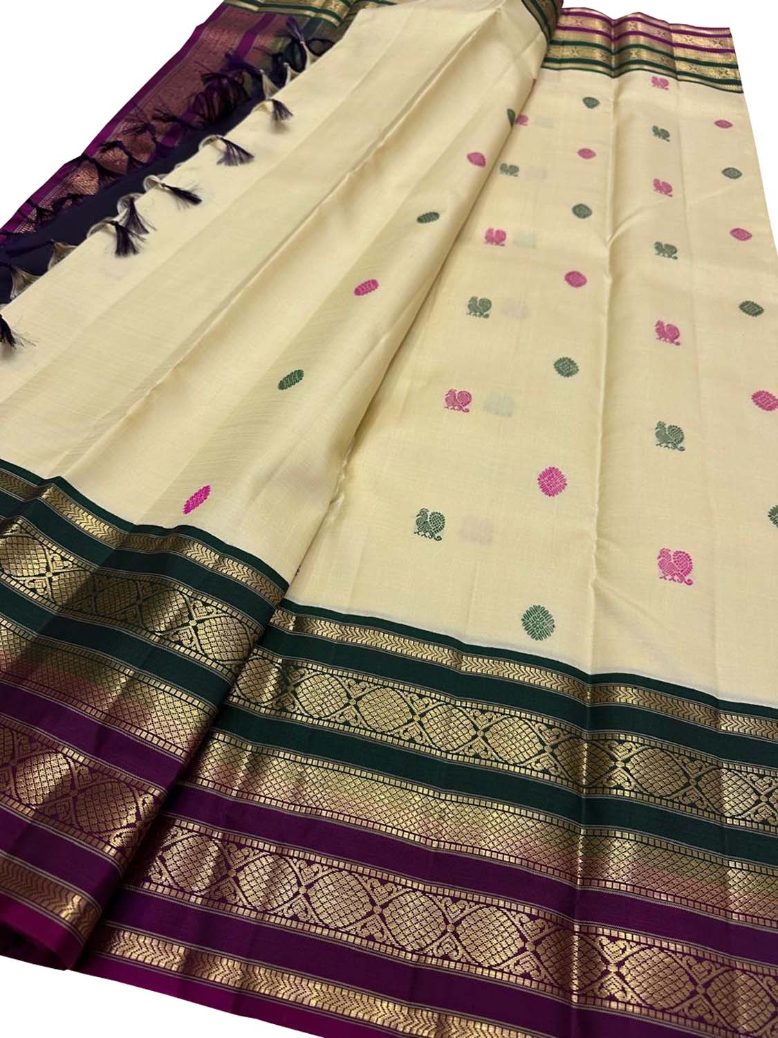Pastel Handloom Kanjeevaram Pure Silk Saree
