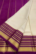 Pastel Mysore Pure Crepe Silk Saree Handloom Weave Festive