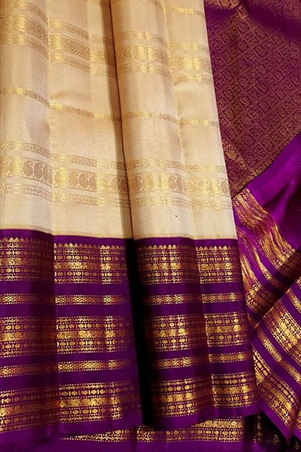 Pastel Kanjeevaram Silk Handloom Saree Festive