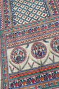 Pastel Pure Tussar Silk Hand Painted Madhubani Saree