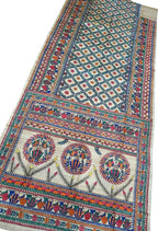 Pastel Pure Tussar Silk Hand Painted Madhubani Saree