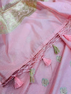 Pink Banarasi Soft Silk Saree IS1B1ZA526090801