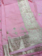 Pink Banarasi Soft Silk Saree IS1B1ZA526090801
