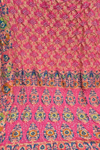 Pink Banarasi Bandhani Pure Georgette Tilfi Zari Saree