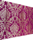 Pink Banarasi Handloom Katan Silk Fabric