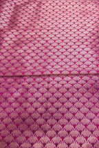 Pink Banarasi Handloom Katan Silk Fabric
