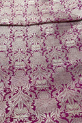 Pink Banarasi Handloom Katan Silk Fabric