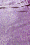 Pink Banarasi Handloom Katan Silk Fabric