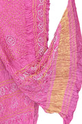 Pink Bandhani Modal Silk Dupatta