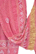 Pink Bandhani Modal Silk Dupatta