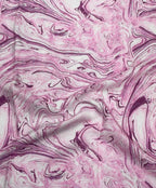 Pink Digital Printed Muslin Fabric Ethnic Dress Material