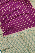 Pink Handloom Banarasi Khaddi Georgette Saree