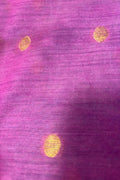 Pink Handloom Banarasi Moonga Silk Booti Design Fabric ( 1 Mtr )