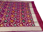 Pink Banarasi Katan Silk Dupatta Handloom Woven Festive