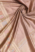 Pink Banarasi Handloom Pure Katan Silk Zig Zag Design Meenakari Saree